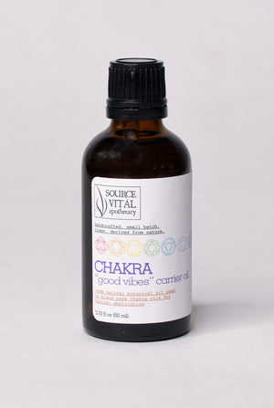 Good vibes chakra carrier oil and personal lubricant